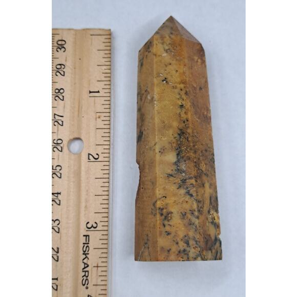 Rare Golden Hair Rutilated Quartz Crystal Tower - 97g - Picture 6 of 6